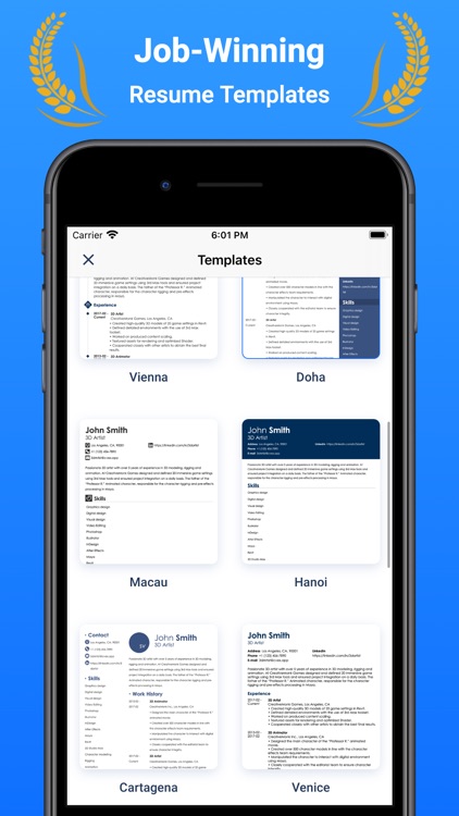 Resume Maker: CV Templates screenshot-0