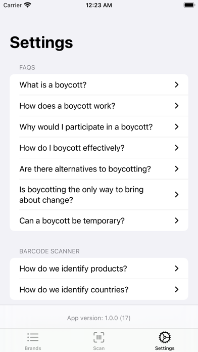 Boycott for Peace Screenshot