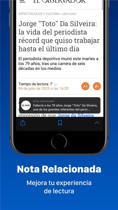 Screenshot #2 pour Diarios Uruguayos