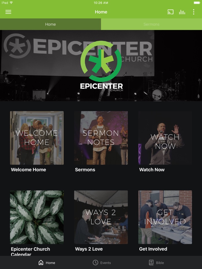 Epicenter Church App