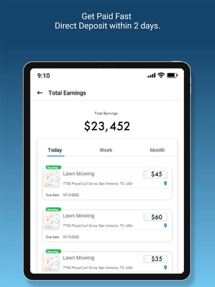 Mowing and Plowing  On-Demand