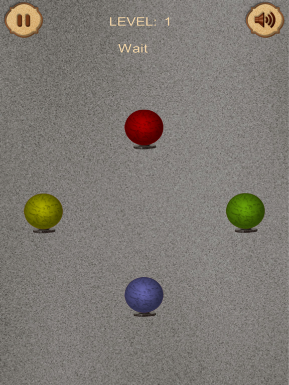 Memo Test. Remember the seq! iPad screenshot