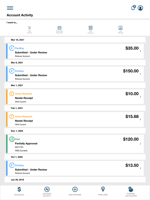 FBA Mobile iPad screenshot 1 - Business app