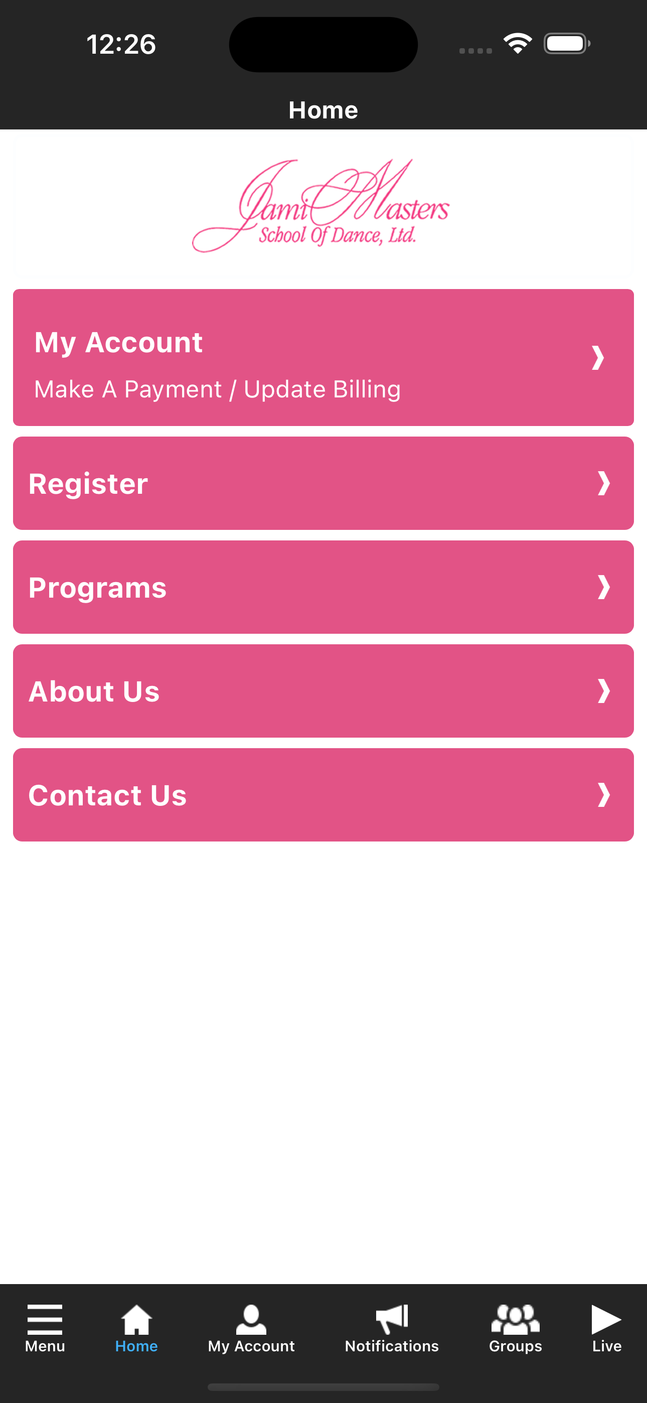 Jami Masters School of Dance screenshot 2