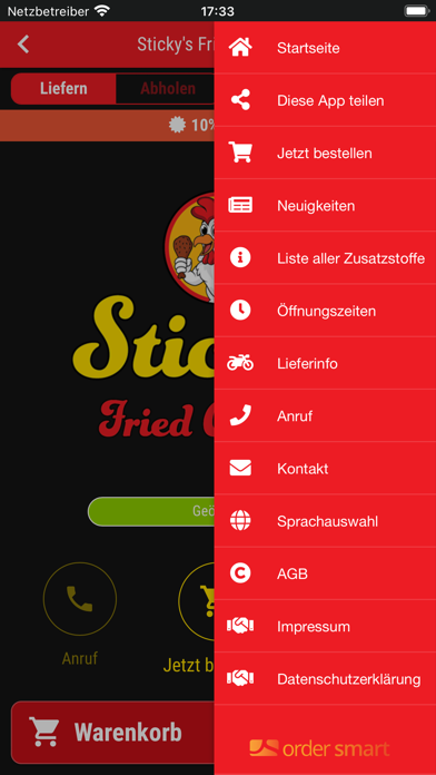 Sticky's Fried Chicken Screenshot
