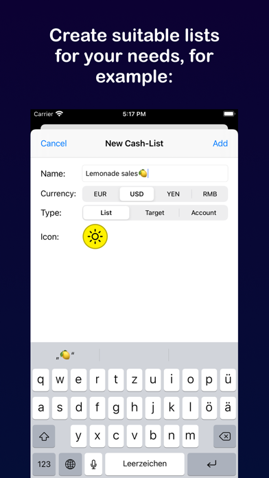 CashCounter: The cash manager Screenshot