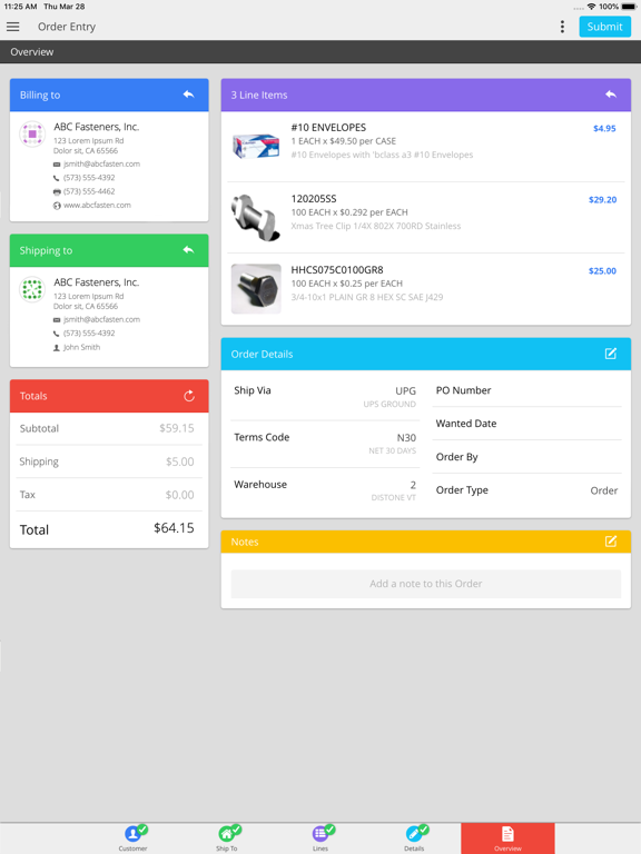 App screenshot