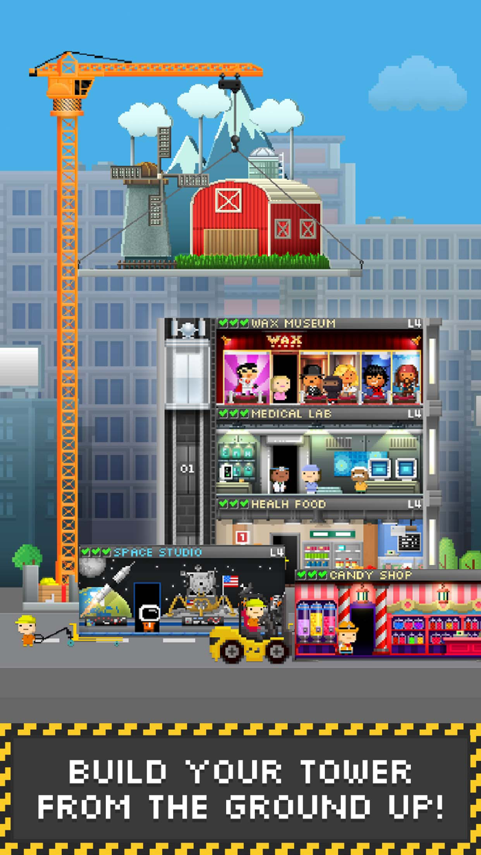Tiny Tower Pixel Life Builder