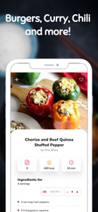 Spicy Big Bold Recipes screenshot #2 for iPhone