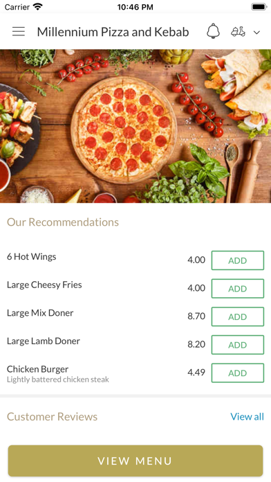 Millennium Pizza and Kebab Screenshot
