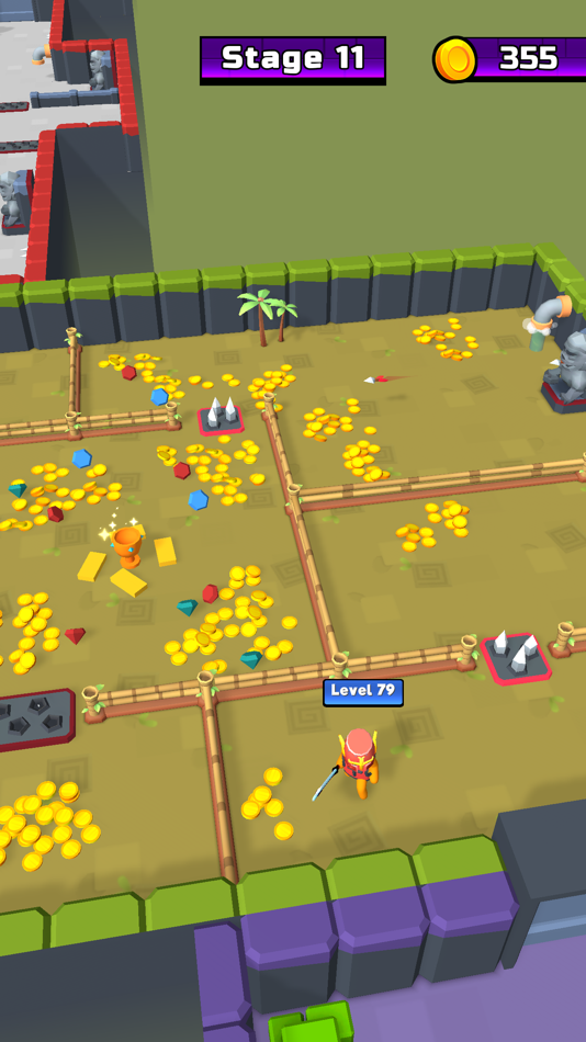 #5. Dungeon Loot Escape (iOS) Podle: Full Fat Productions Ltd