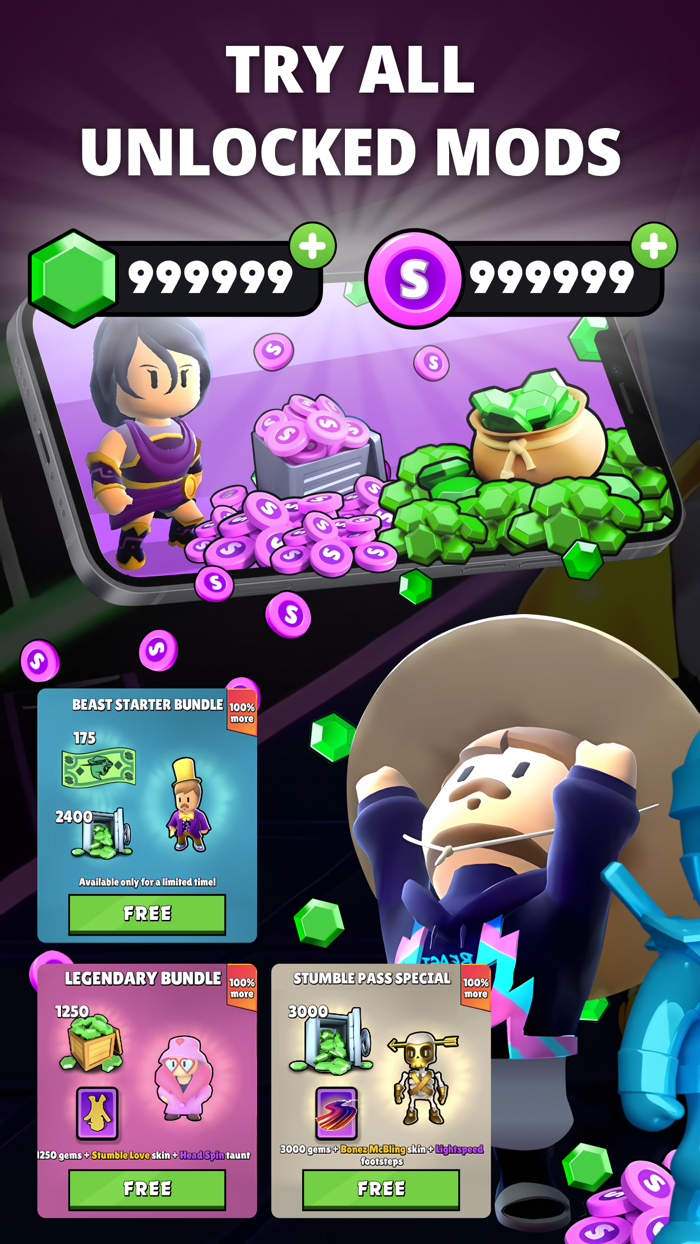 Mods and Hacks for Stumble Guys