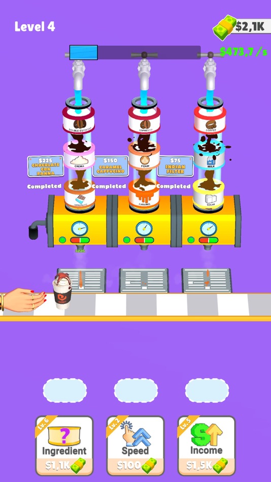 #2. Coffee Merge Clicker! (iOS) 由: Aden Games