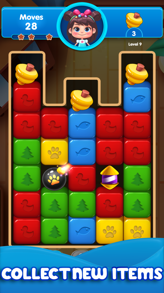 #4. Blocks Blast - Colors Match 3D (iOS) 由: Soon To The Moon