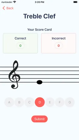 Game screenshot Treble Sight Reading apk