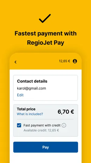 RegioJet screenshot 4