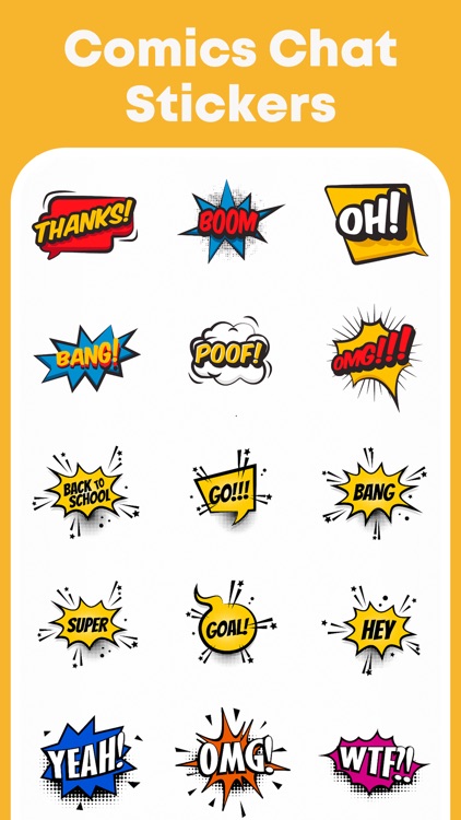 Comics Chat Stickers