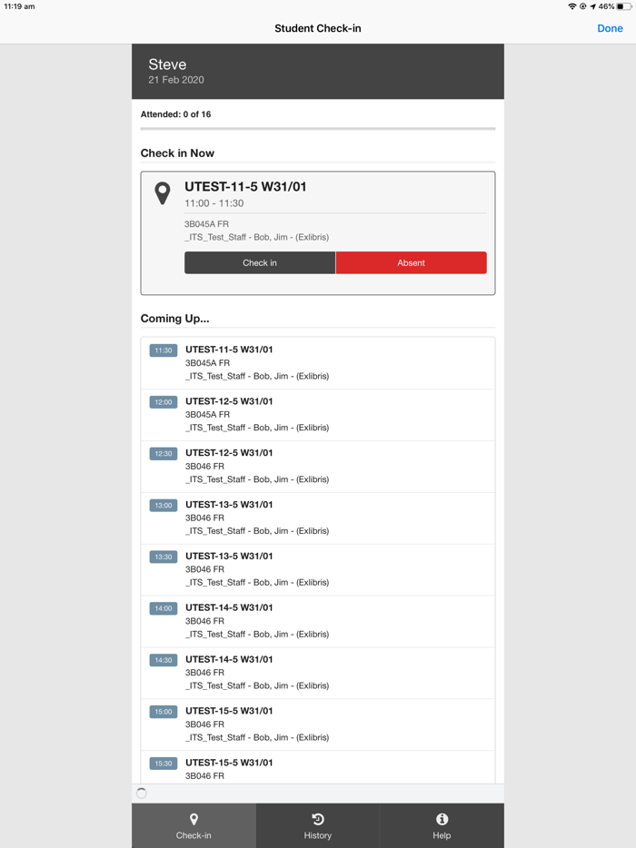 UWE Bristol MyAttendance