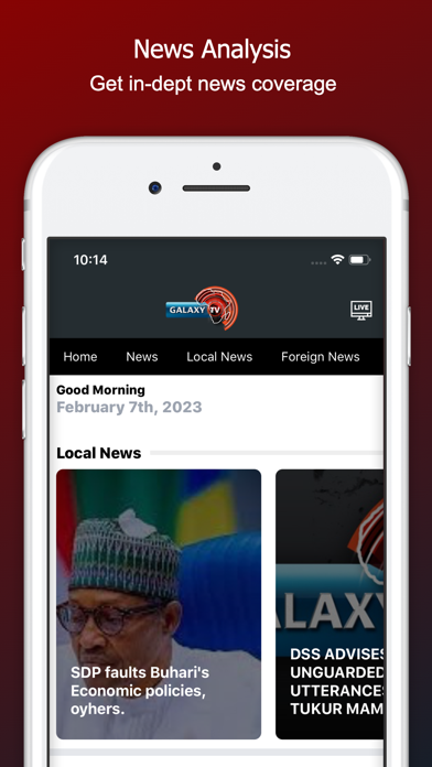 Galaxy Television Screenshot