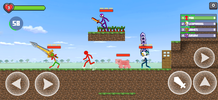 Stickman Combat Arena Battle