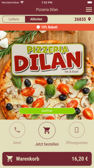 Pizzeria Dilan Screenshot