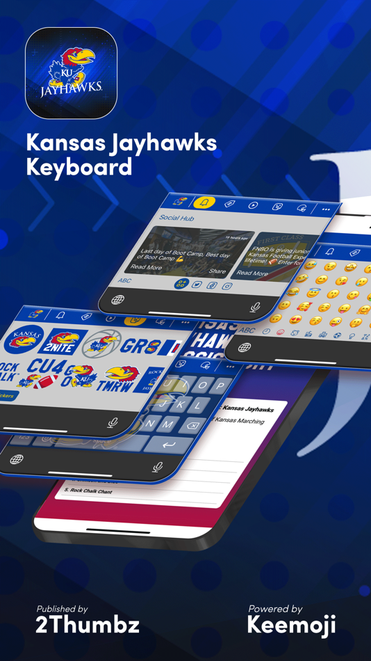Kansas Jayhawks Keyboard - 1.1.5 - (iOS)