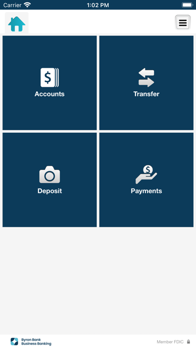 Byron Bank Business Mobile Screenshot