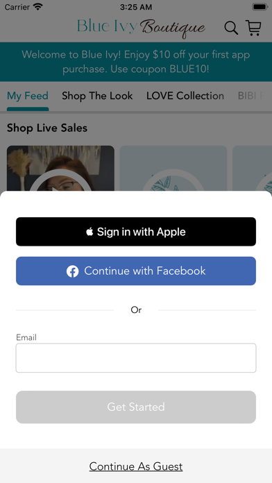 Screenshot #1 pour Blue Ivy Boutique