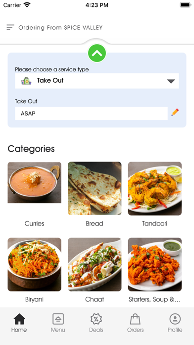 SPICE VALLEY INDIAN CUISINE Screenshot
