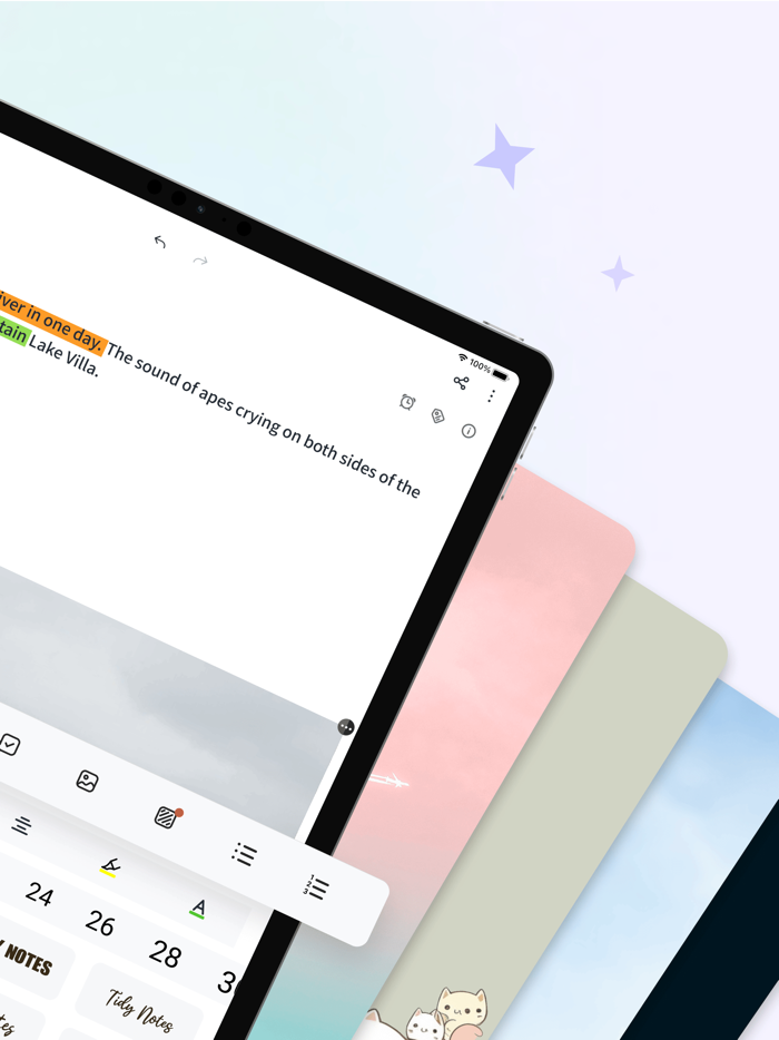 Tidy Notes - Color Notebook