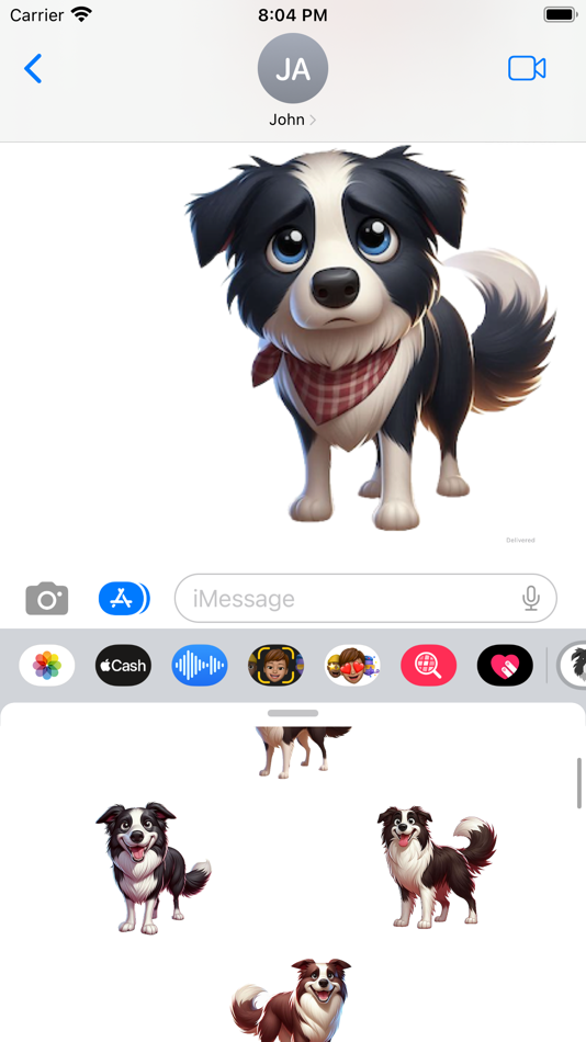 #5. Border Collie Stickers (iOS) 由: Paul Scott