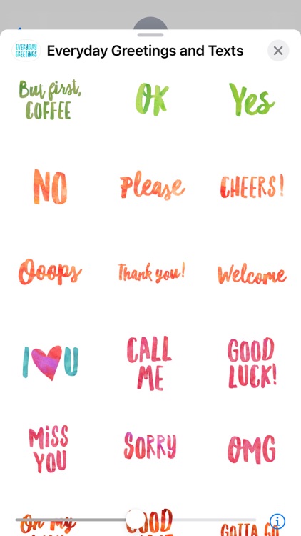 Everyday Greetings and Texts