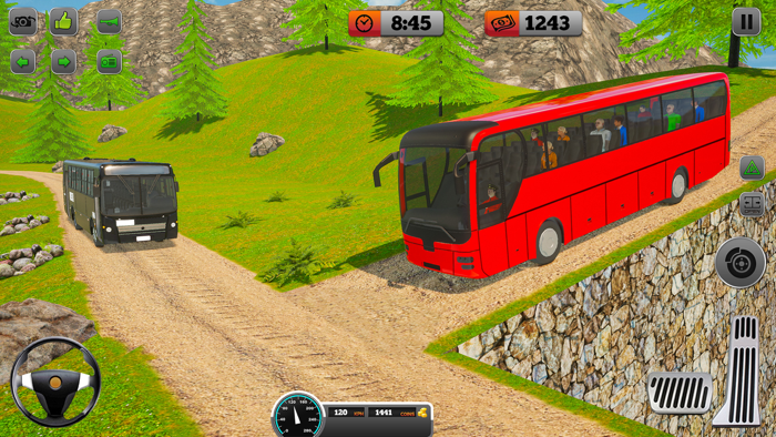 driving offroad bus challenge