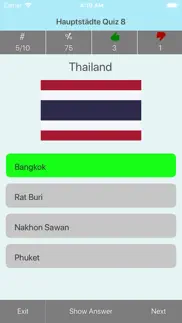 die hauptstädte quiz iphone screenshot 3