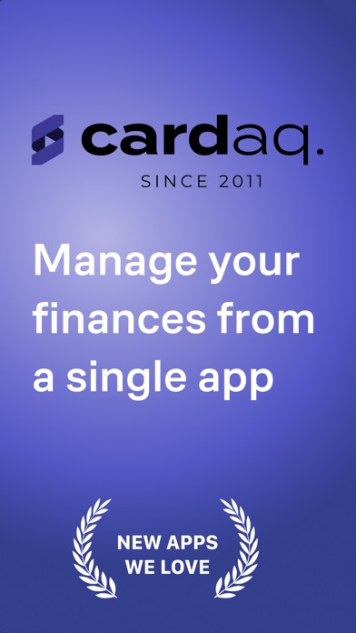 Cardaq - Mobile Finance Screenshot