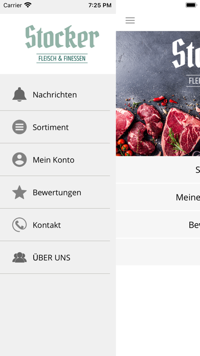 Metzgerei Stocker Screenshot