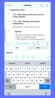 beorg: to-do list & agenda iphone screenshot 4