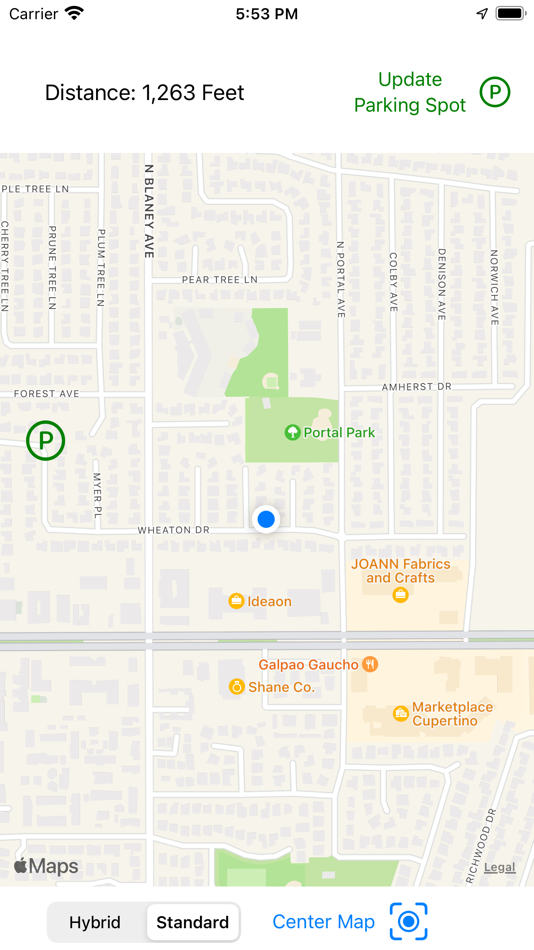#1. Mark Your Parking Spot (iOS) 由: William Hause