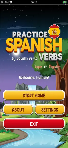 Game screenshot Learn Spanish Verbs Game Extra apk