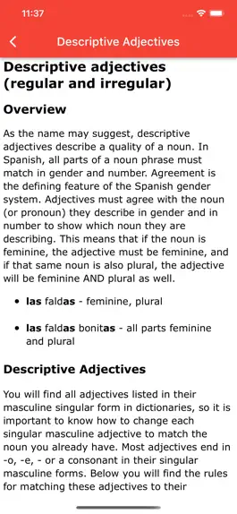 Game screenshot Spanish Grammar Offline hack