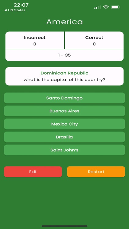 Quiz Capitals of the world