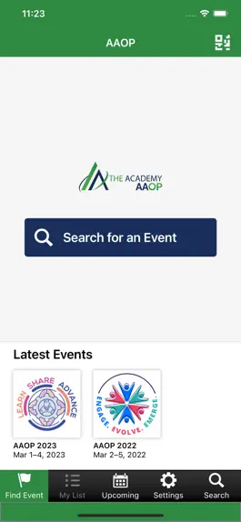 Game screenshot AAOP Events apk