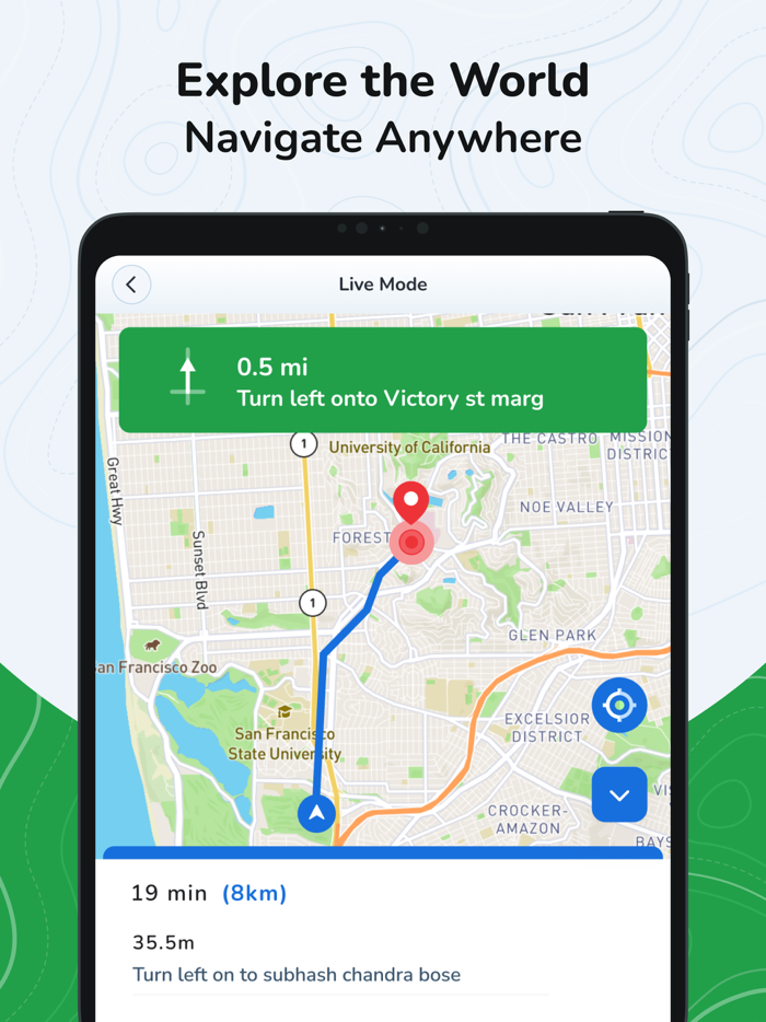 GPS Navigation Live Street 3D
