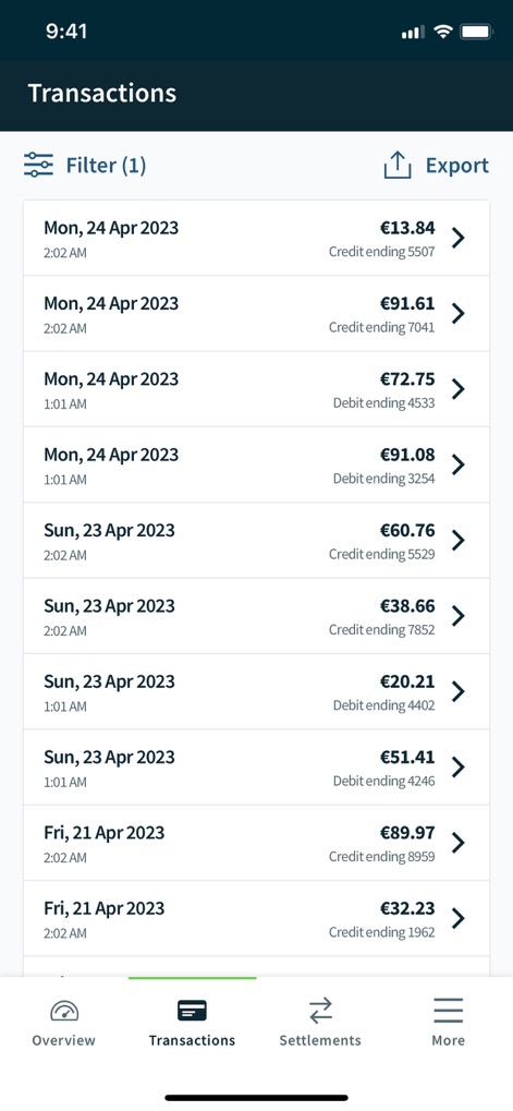Worldpay Dashboard - 금융 앱 | MWM
