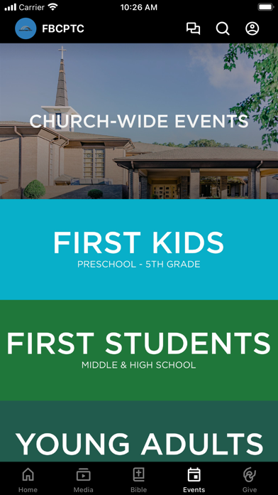 FBC Peachtree City, GA Screenshot