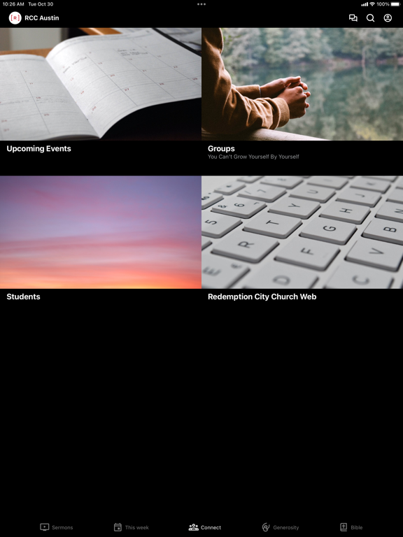 Redemption City Church RR, TX iPad screenshot 3 - Education app