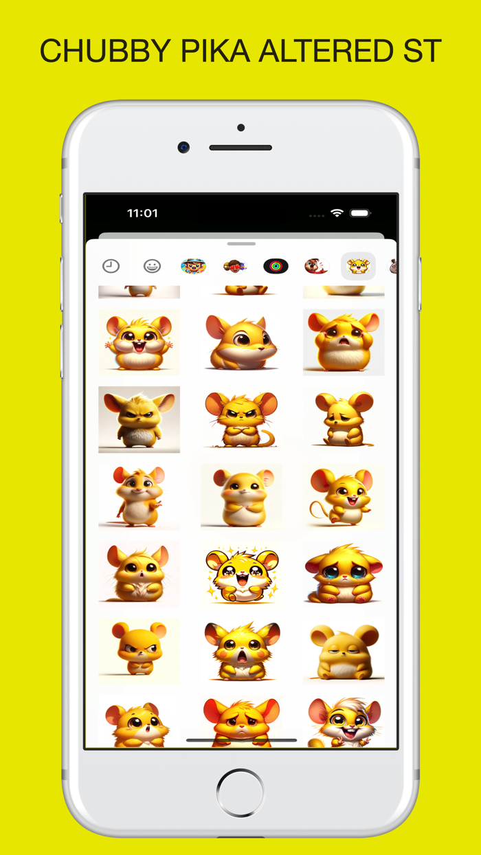 Puffy Pika Stickers