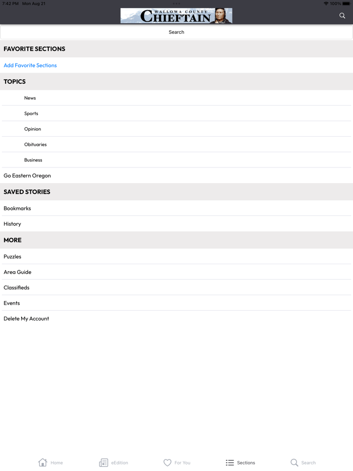 Wallowa County Chieftain News