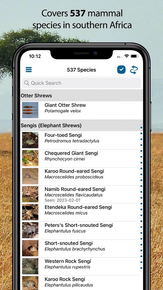 #1. Stuarts' SA Mammals (iOS) 由: mydigitalearth.com