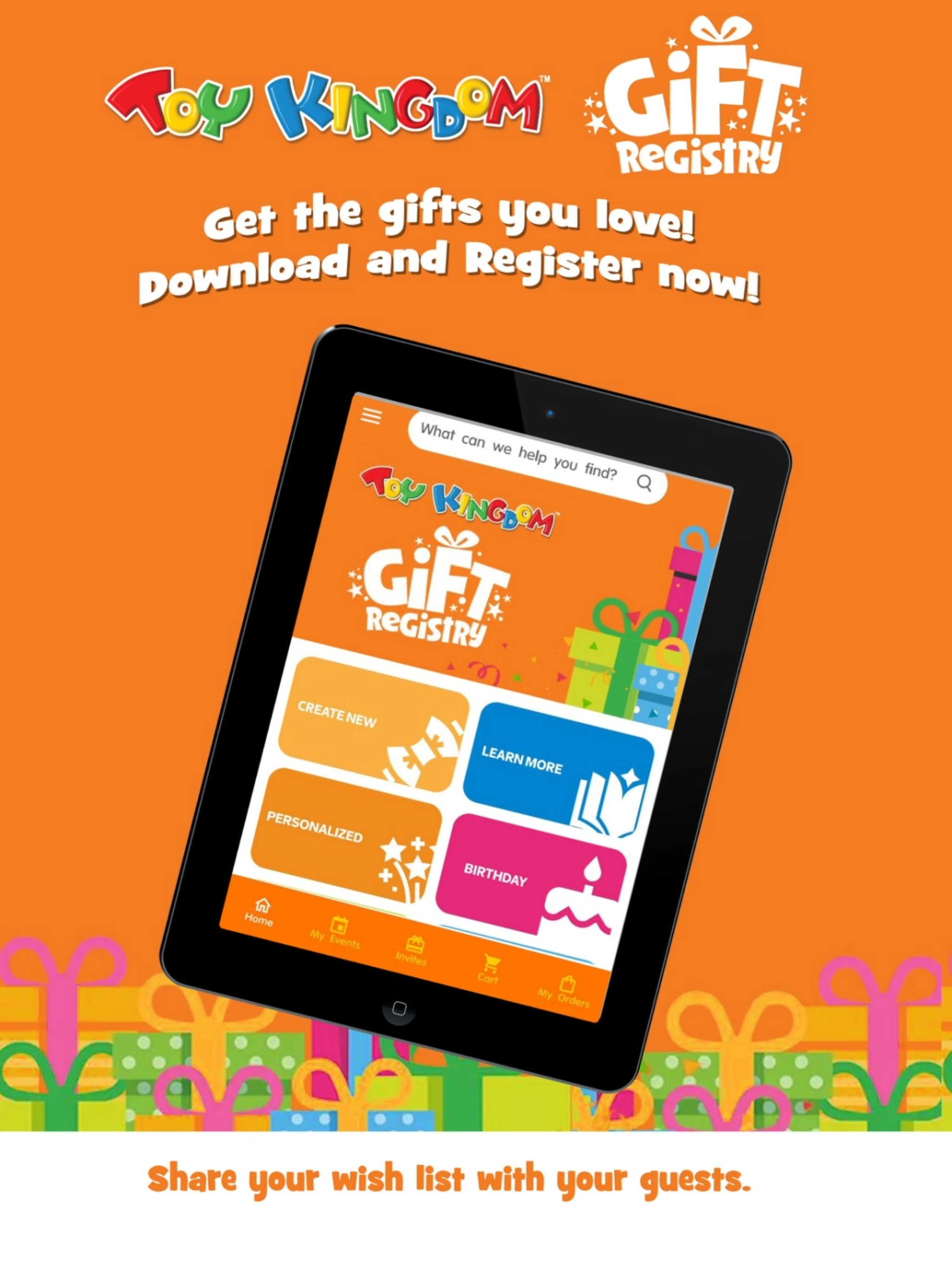Toy Kingdom Gift Registry